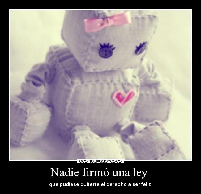 Nadie firmó una ley  - 