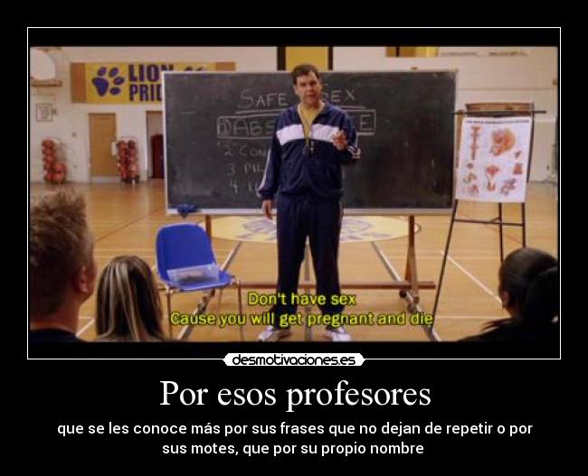 Por esos profesores - 
