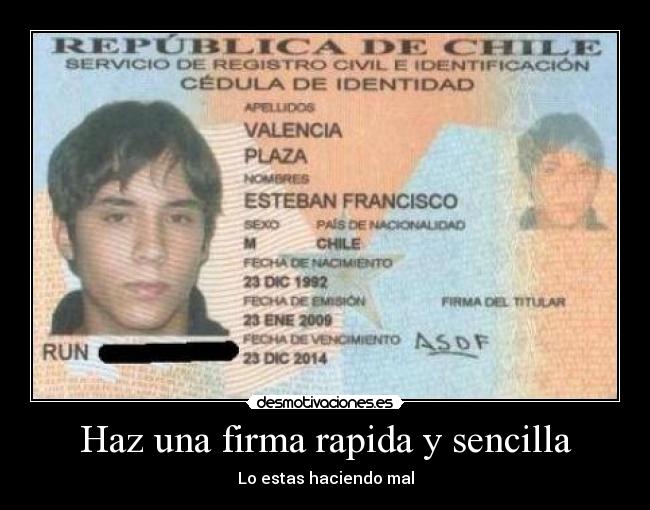 Haz una firma rapida y sencilla - Lo estas haciendo mal
