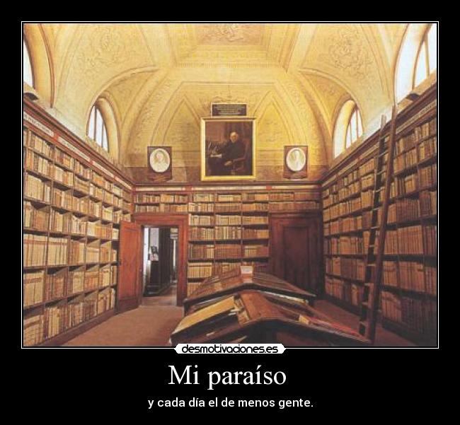 carteles biblioteca desmotivaciones