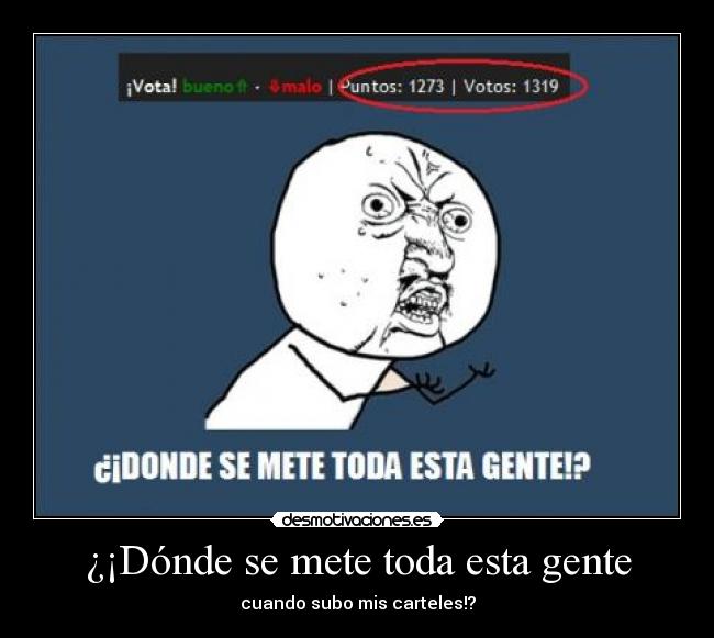 ¿¡Dónde se mete toda esta gente -