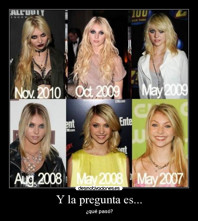 Y la pregunta es... - ¿qué pasó?