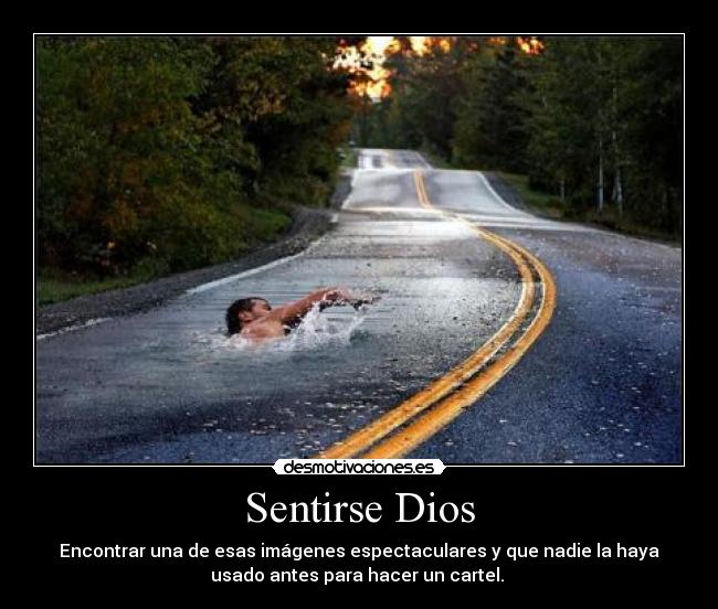 Sentirse Dios -