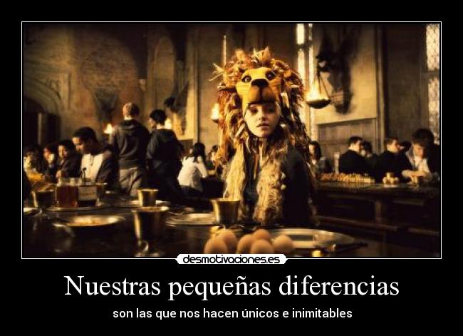 carteles harry potter luna lovegood diferencias unicos desmotivaciones