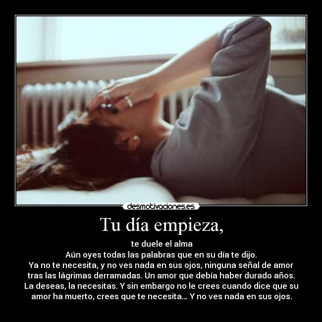 Tu día empieza, - 