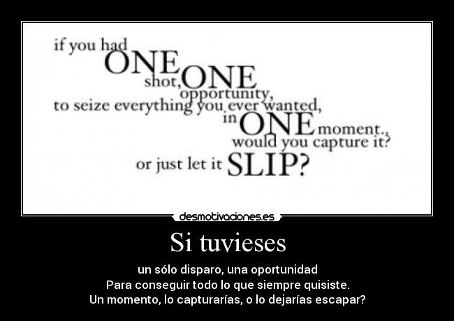 carteles roni1 disparo una oportunidad eminem lose yourself desmotivaciones