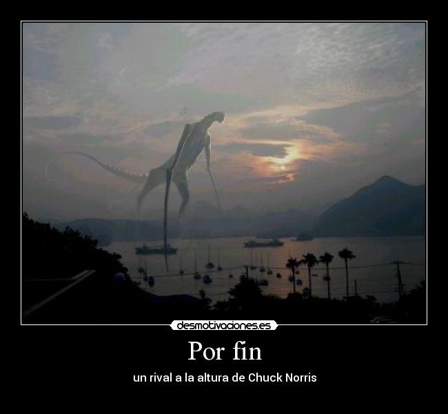 Por fin - un rival a la altura de Chuck Norris