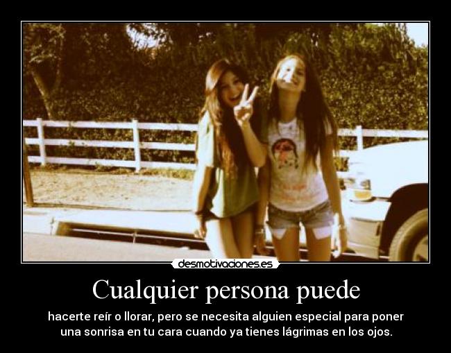 Cualquier persona puede - 