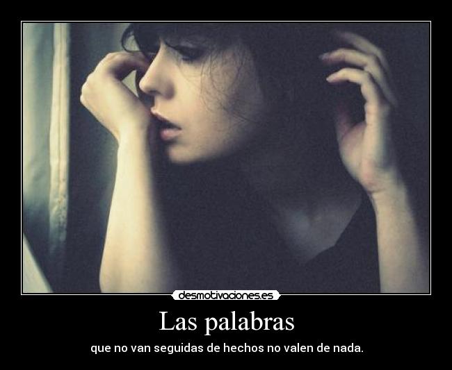 Las palabras -