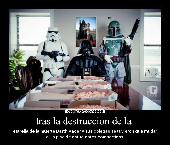 tras la destruccion de la -