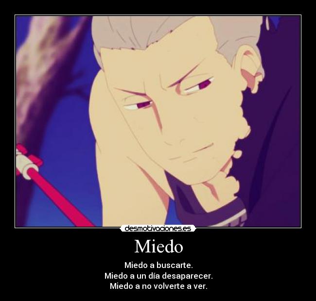 Miedo -
