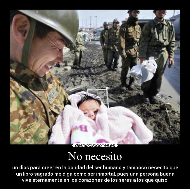 No necesito -