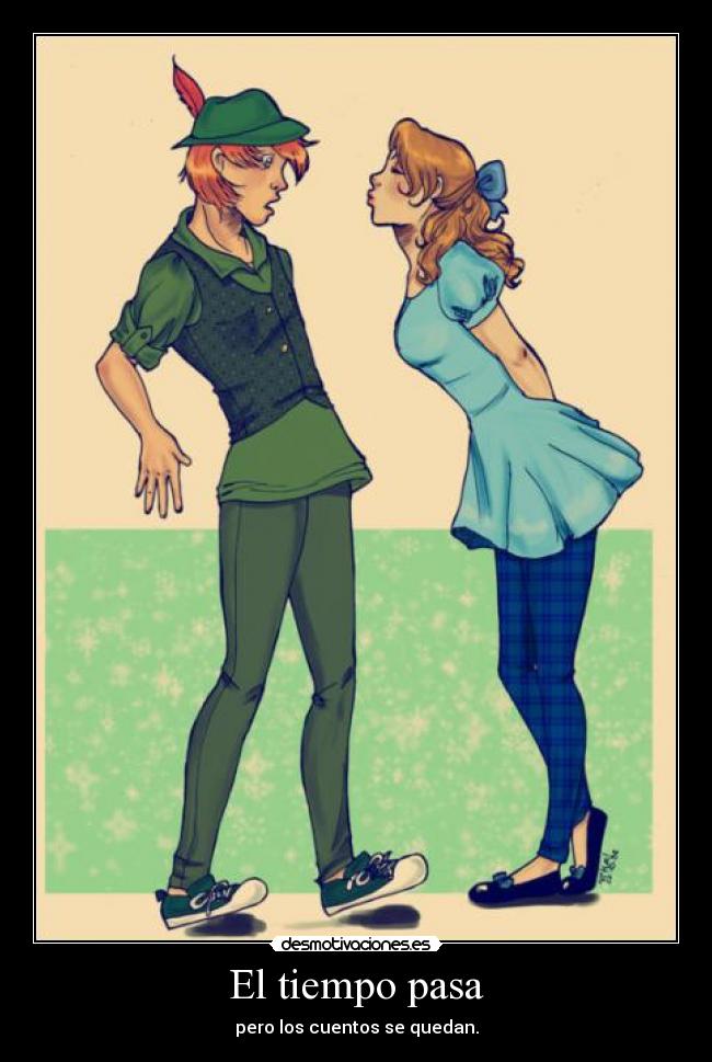 El tiempo pasa - pero los cuentos se quedan.