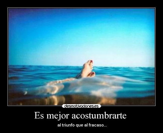 carteles triunfo desmotivaciones