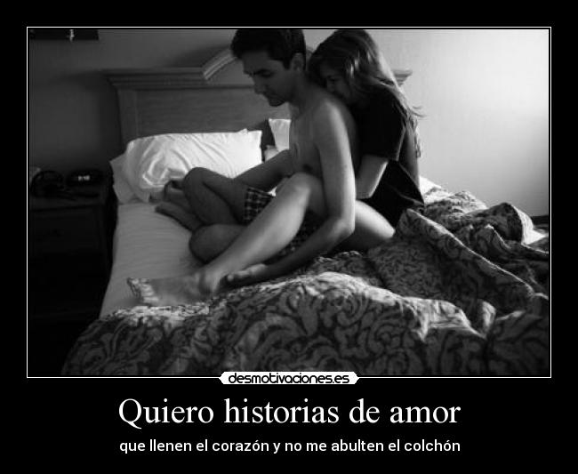 Quiero historias de amor -