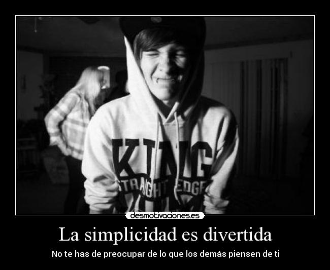 La simplicidad es divertida -