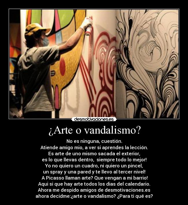 ¿Arte o vandalismo? -