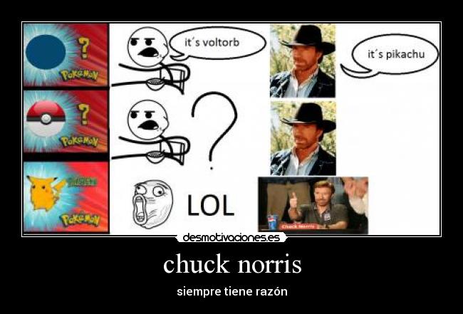 chuck norris - siempre tiene razón