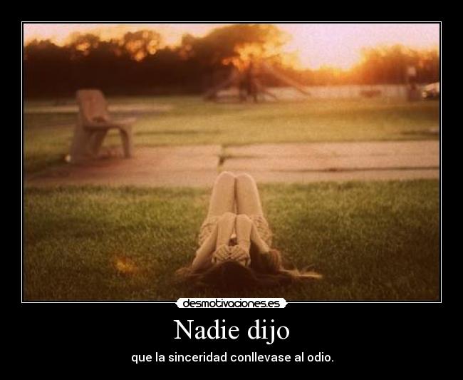 Nadie dijo -