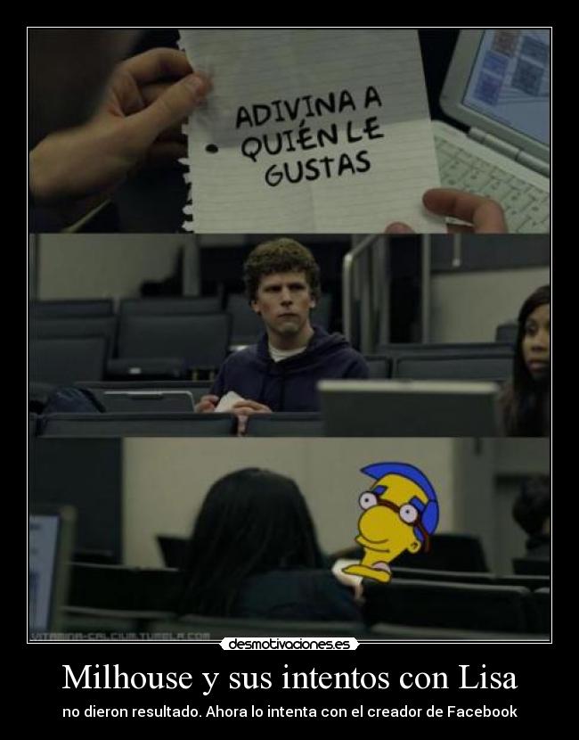 Milhouse y sus intentos con Lisa - 