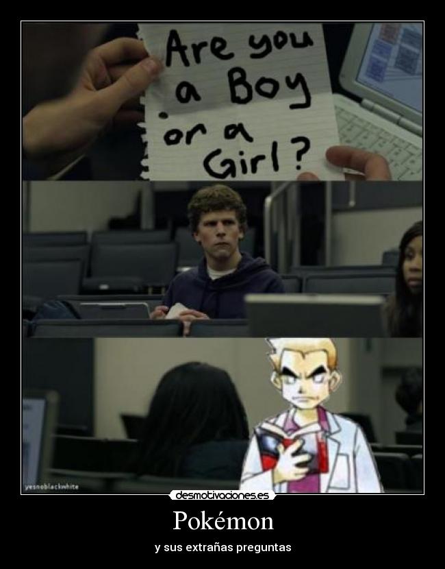 Pokémon - y sus extrañas preguntas