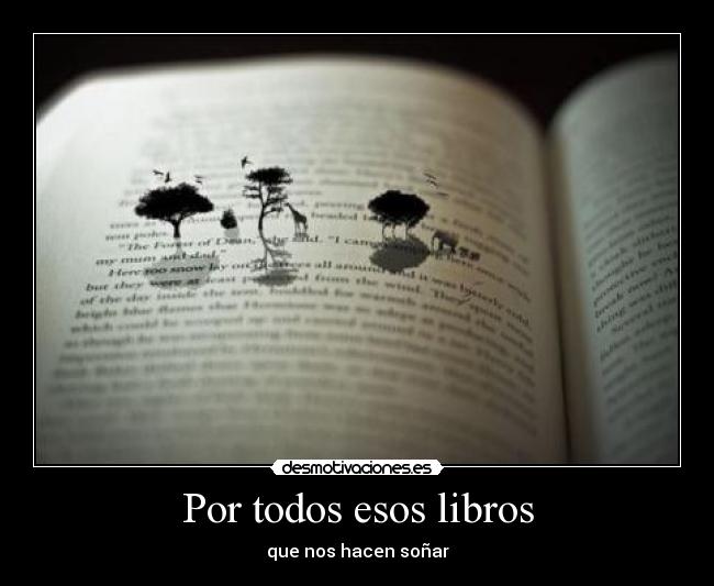 carteles libros sonar desmotivaciones