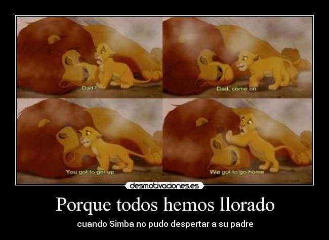 Porque todos hemos llorado - 