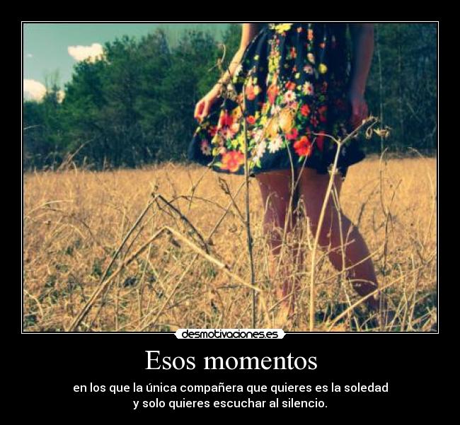 Esos momentos -