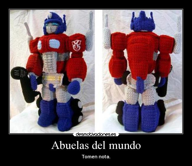 Abuelas del mundo - Tomen nota.