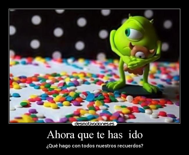 Ahora que te has  ido - 