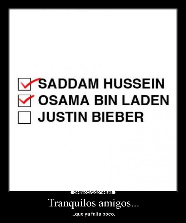 Tranquilos amigos... -