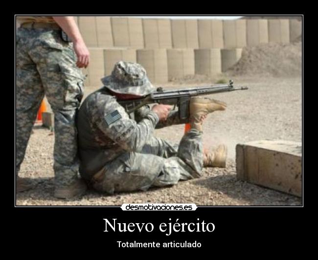 Nuevo ejército - Totalmente articulado