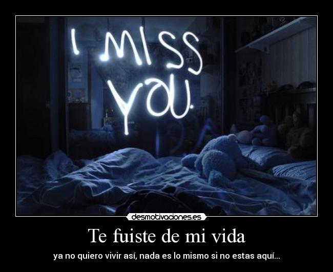 carteles vida necesito fuiste vida quiero vivir desmotivaciones