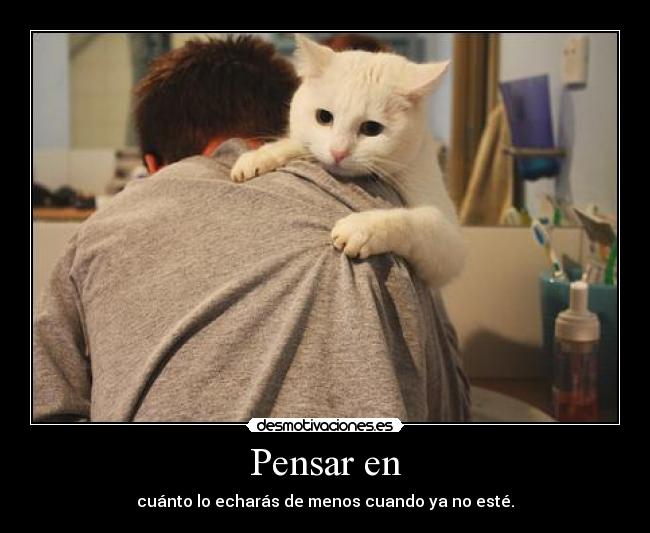 Pensar en -