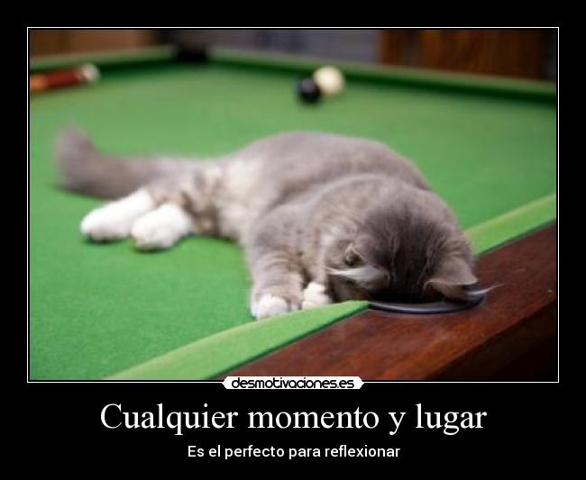 Cualquier momento y lugar -