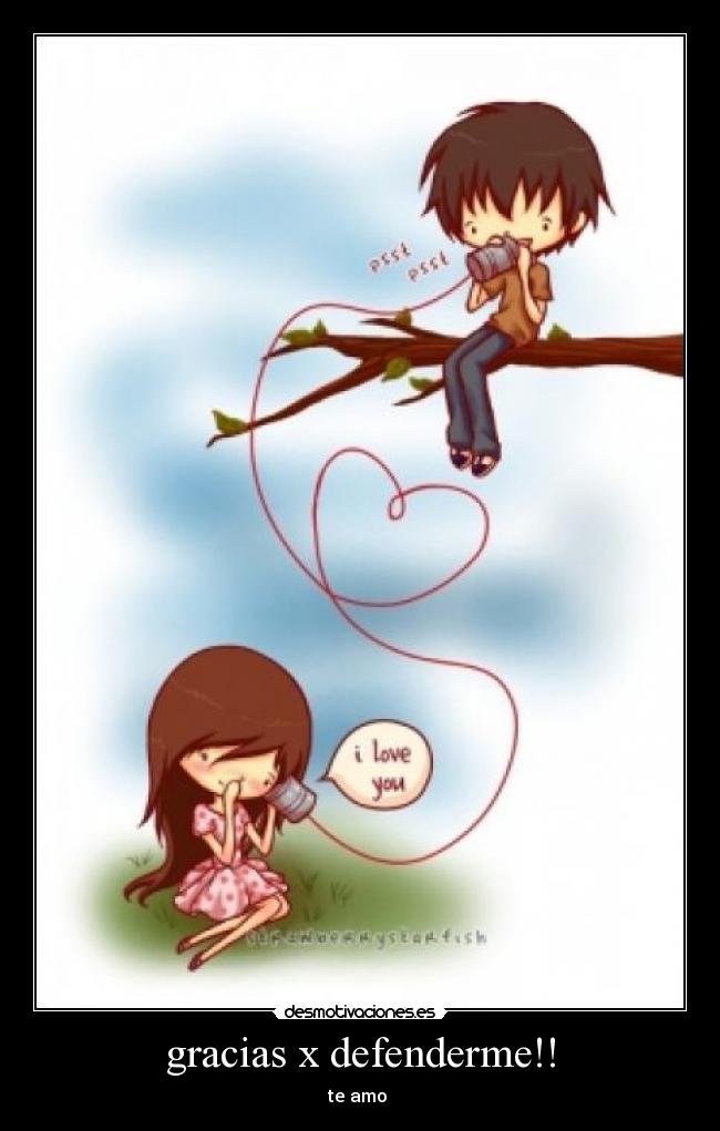 gracias x defenderme!! - 