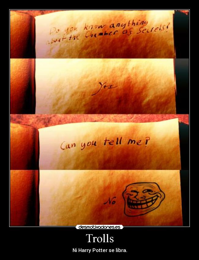 Trolls - Ni Harry Potter se libra.