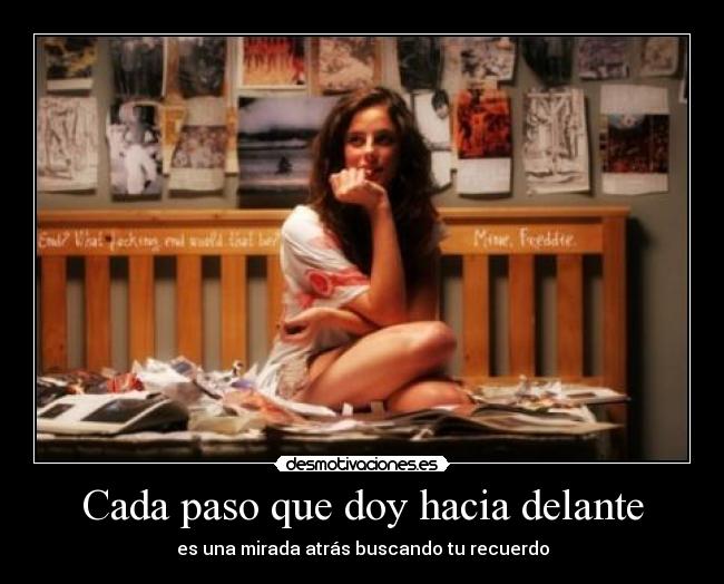 Cada paso que doy hacia delante - 