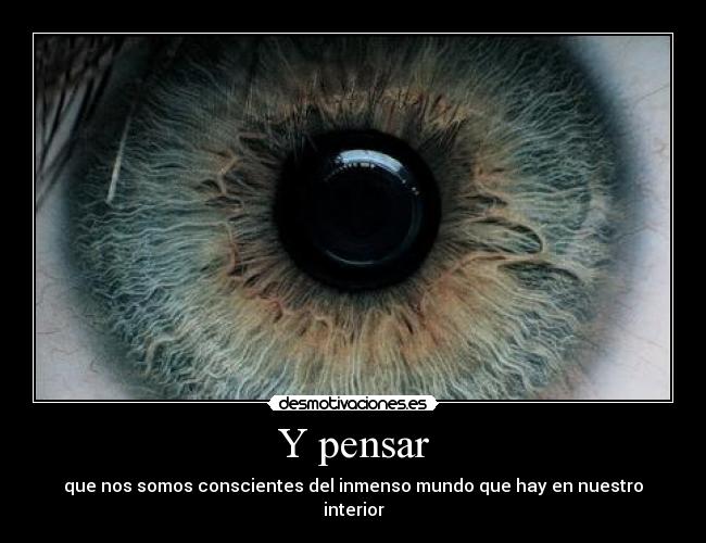 Y pensar - 