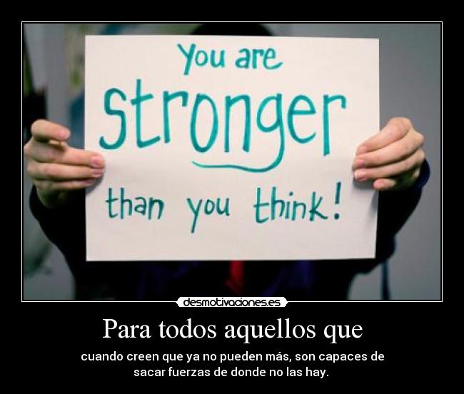 Para todos aquellos que -