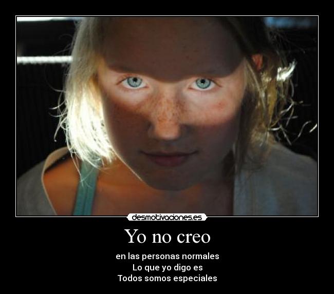 Yo no creo -