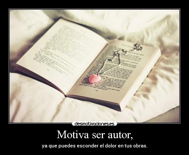 Motiva ser autor, - 