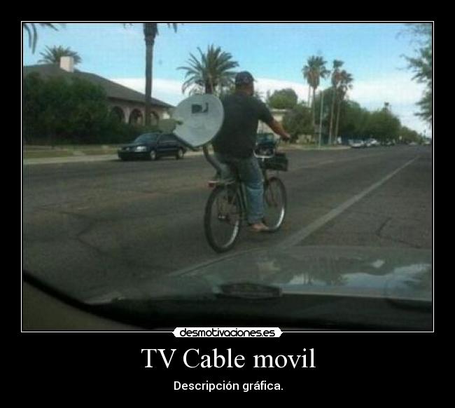 TV Cable movil - Descripción gráfica.