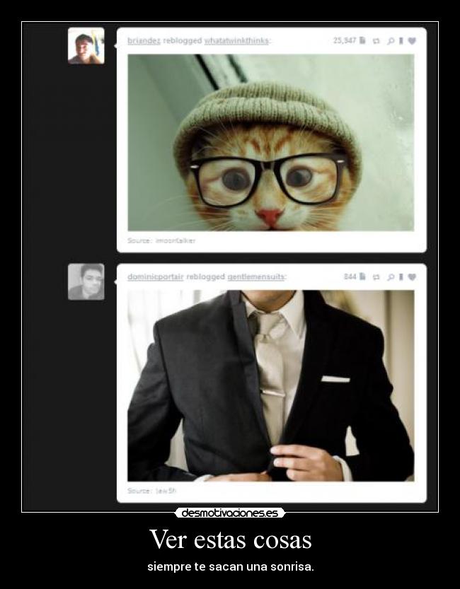 Ver estas cosas - siempre te sacan una sonrisa.