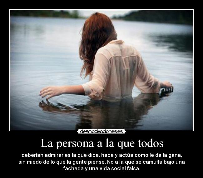 La persona a la que todos - 