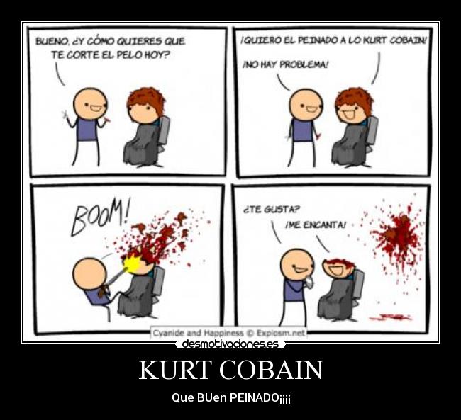 KURT COBAIN - Que BUen PEINADO¡¡¡¡