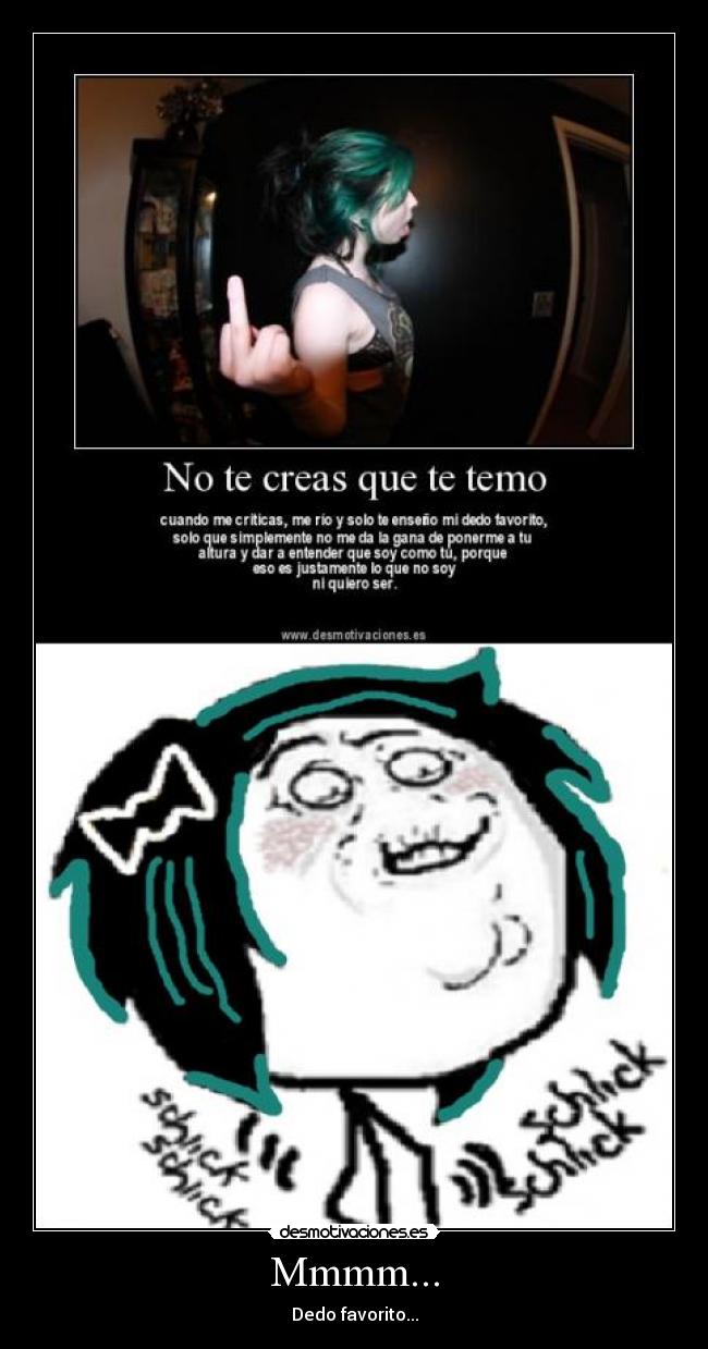 Mmmm... - Dedo favorito...