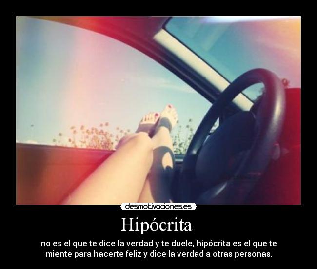 carteles hipocrita desmotivaciones
