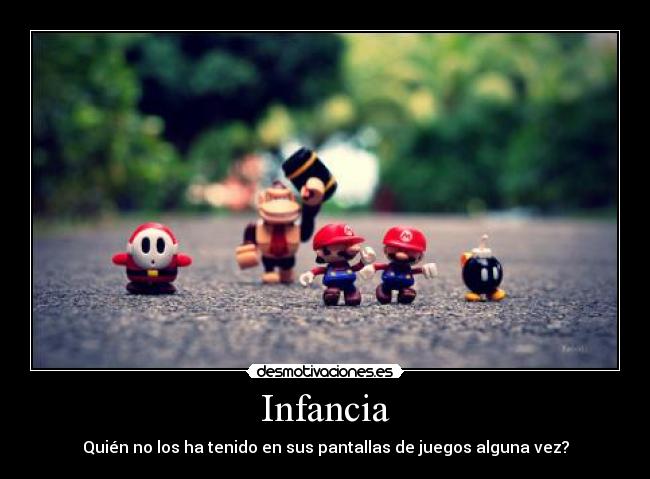carteles infancia mario bros juegos desmotivaciones