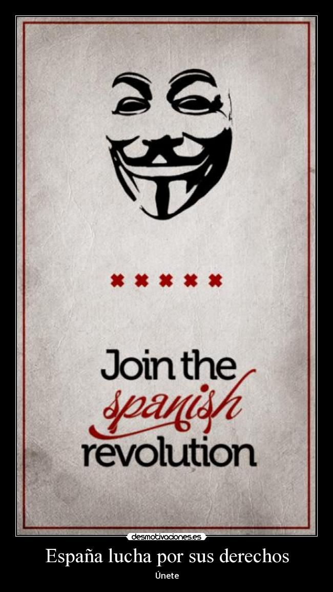 España lucha por sus derechos -